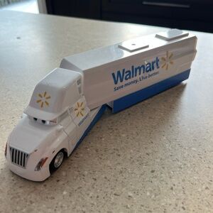 Disney Pixar Cars Walmart Exclusive Hauler Semi Truck and Trailer Marty